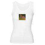 Pink/Olive Levade Horse Womens Tank Top