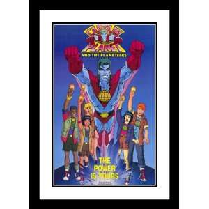  Captain Planet and Planeteers 32x45 Framed and Double 