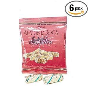   Almond Roca, Buttercrunch Toffee Clip Strip, 3 Ounce Bags (Pack of 6