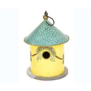  Achla Designs Bastion Bird House, Hand Painted, Open for 