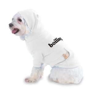  boiling Hooded T Shirt for Dog or Cat X Small (XS) White 