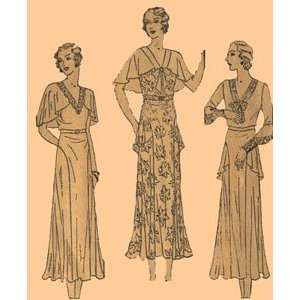  1930s Tea Frocks Dress Pattern 