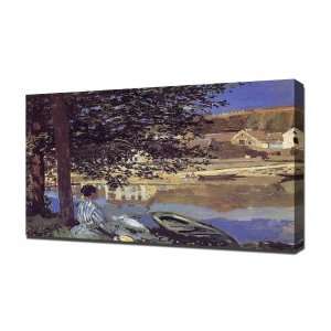Claude Monet 0027   Canvas Art   Framed Size 12x16   Ready To Hang