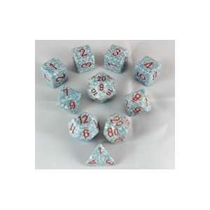  Air Elemental Polyhedral Dice Set   10pc Set in Tube Toys 