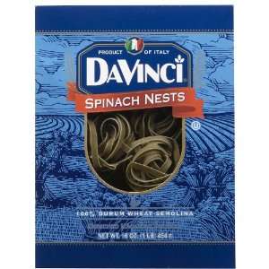 Da Vinci Spinach Nests Pasta, 16 oz Grocery & Gourmet Food