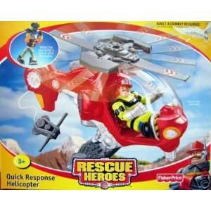  Rescue Heroes Quick Response Helicopter Toys & Games