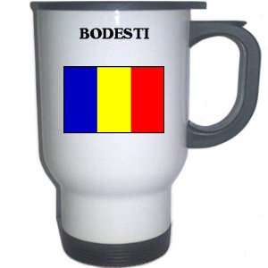  Romania   BODESTI White Stainless Steel Mug Everything 