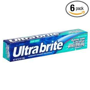  Ultra Brite Anticavity Fluoride Toothpaste Anticavity 