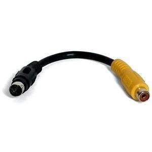 StarTech S Video to Composite Video Adapter Cable. 6IN SVIDEO TO RCA 