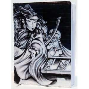   Sketchbook Geisha Designed By Graffiti and Pop Art Artist Erni Vales