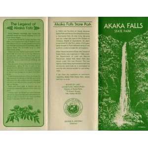  Akaka Falls State Park Brochure Hawaii 1970s Everything 