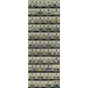  50 United States Quarters Dollar Bills (Companion Set 