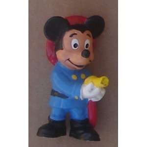    Mickry Mouse PVC Figure Fireman With Fire Hose 