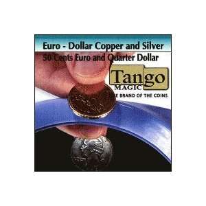  Euro Dollar Copper And Silver (50 Cent Euro and Quarter Dollar 