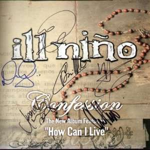  ILL NINO Autographed Signed FRAMED LP Album Flat PROOF 