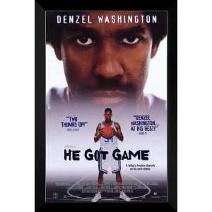  He Got Game FRAMED 27x40 Movie Poster