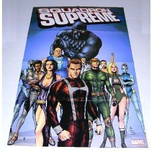 Squadron Supreme Marvel Comics Shop Dealer Only 36 by 24 