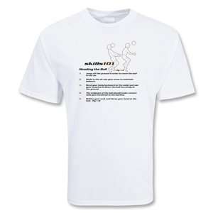  COED Skill 101 Heading Soccer T Shirt (White) Sports 