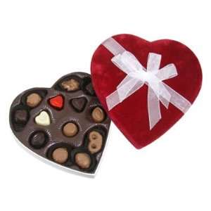 Valentine Heart   Velvet, 6.2 oz heart shaped box