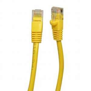   Point Products BT 197 Yellow Cat 5 14 Foot Enhanced Patch Cord, Yellow