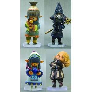 Square Enix   Final Fantasy XI Taru Taru Trading Arts pack4 figurines 