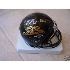  Autographed Maurice Jones Drew Mini Helmet   W coa Sports 