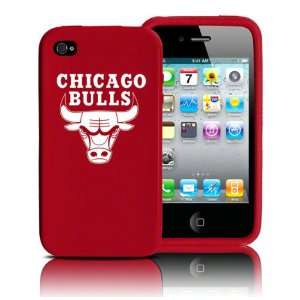 Chicago Bulls iPhone 4 Case Silicone Cover  Sports 