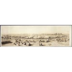 Panoramic Reprint of 112th Engineers, Col. J. R. McGuigg, commanding 