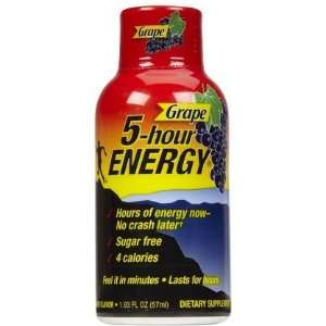  5 Hour Energy Energy Shots, Grape, 12 ct (Quantity of 2 