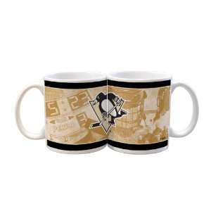  NHL 11 Ounce White Nostalgic Mug (2 Pack) Sports 