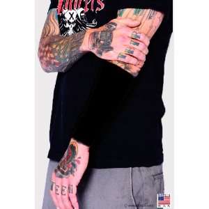 Tattoo Cover Up  Ink ArmorForearm 9 in.4 Cover Tattoo Sleeve Black 