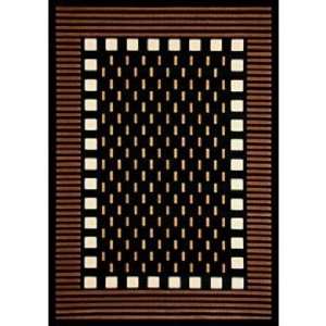  Econox Collection Fortress Brown Area Rug