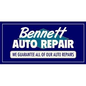  3x6 Vinyl Banner   Bennett Auto Repair 