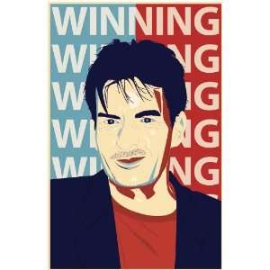  Charlie Sheen   24 x 36 Poster   Style B