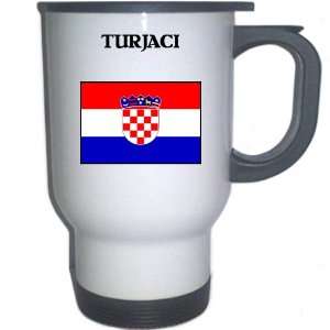  Croatia/Hrvatska   TURJACI White Stainless Steel Mug 