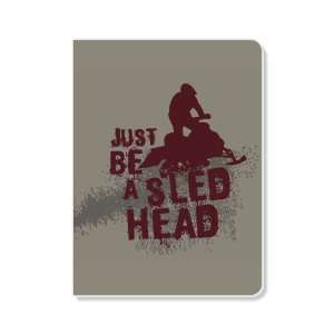  ECOeverywhere Be A Sled Head Journal, 160 Pages, 7.625 x 5 