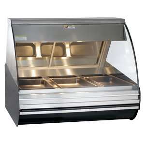   HN2 48/P Heated Display Case Self Service   Countertop with Legs 48