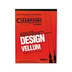  Design Vellum Paper, 16lb, White, 8 1/2 x 11, 50 Sheets 