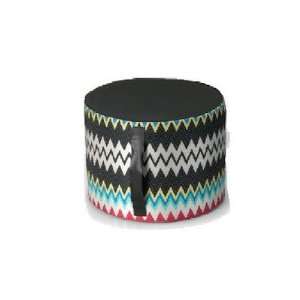  Marki Cylindrical Pouf Furniture & Decor