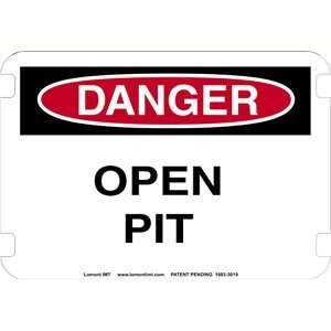    10 x 7 Standard Danger Signs  Open Pit Industrial & Scientific