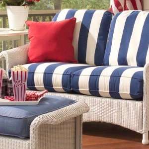  Chesapeake Love Seat Cushion Set Fabric Canvas Patio 