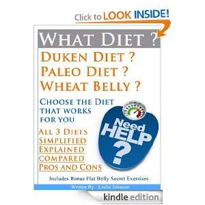 What Diet ? Dukan Diet ? Paleo Diet ? Wheat Belly ? Choose What Works 