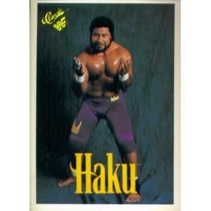  1990 Classic WWF Wrestling Card #88  Haku Sports 