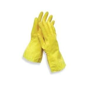 Radnor GRFY XL 1S Large Yellow 12 Flock Lined 18 MIL Textured Palm 