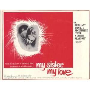  My Sister My Love   Movie Poster   11 x 17