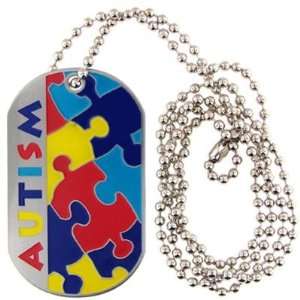  Autism ID Necklace Jewelry