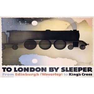  Alexander Alexeieff   To London by Sleeper Giclee