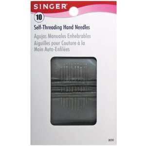  Singer Self Threading (Calyxeye) Hand Needles Assorted 10 