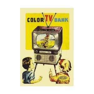  Color TV Bank 20x30 poster