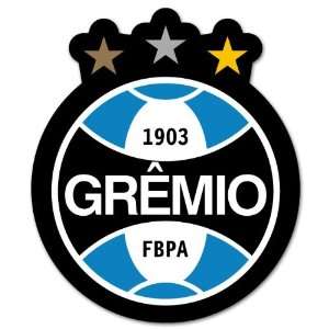  Gremio Football Brazil Tricolor sticker 4 x 5 